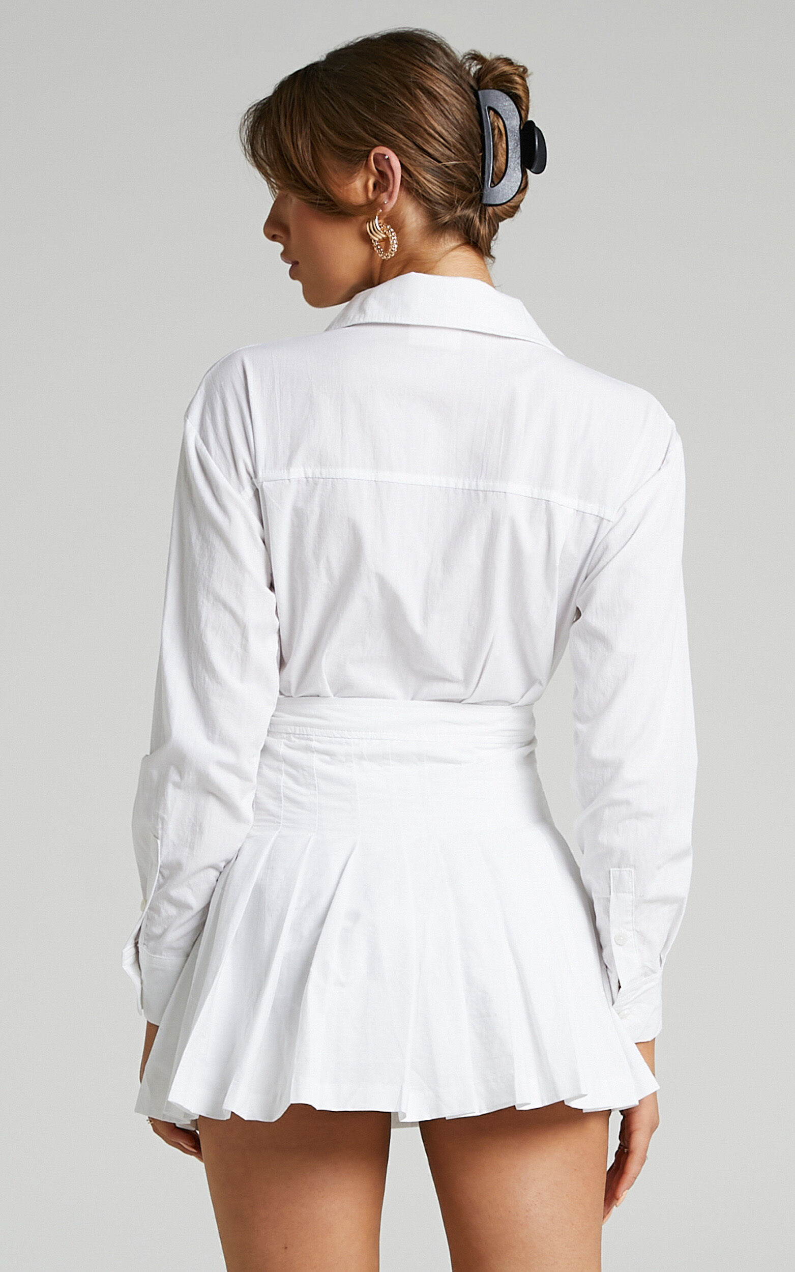 White skort on sale playsuit