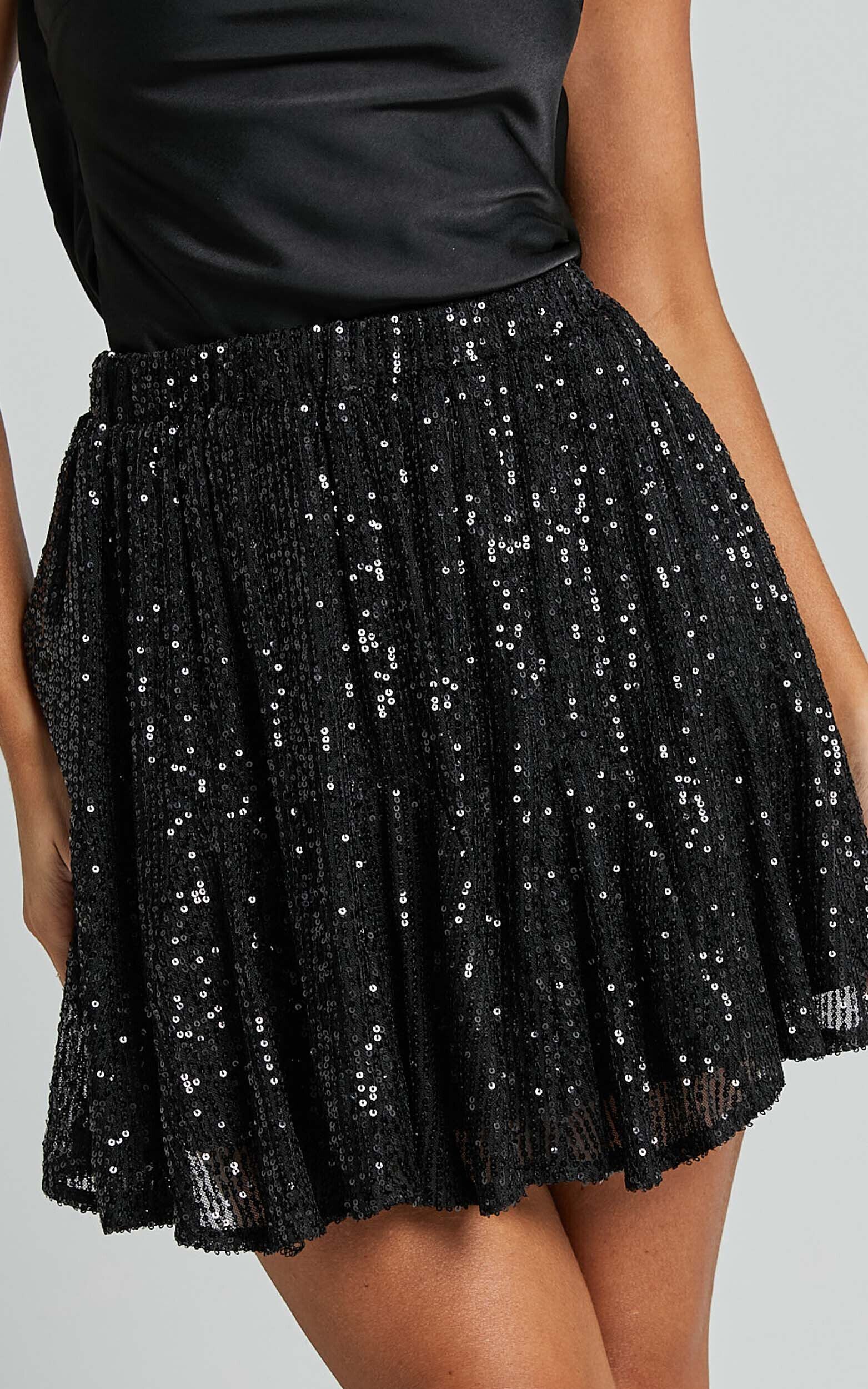 Glitter skater skirt cheap