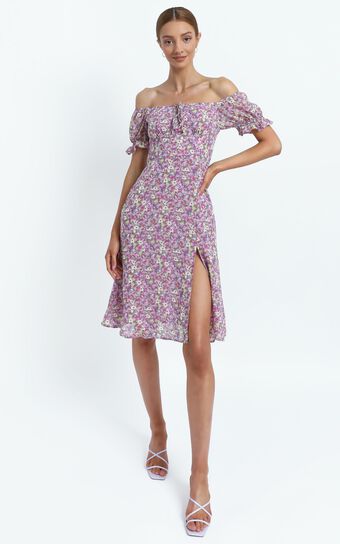 Starley Dress in Pink Floral