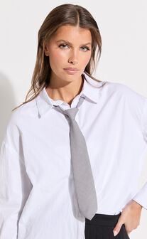 Schiffer Neck Tie in Grey