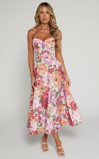 Robertson Maxi Dress in Spring Floral Showpo Australia