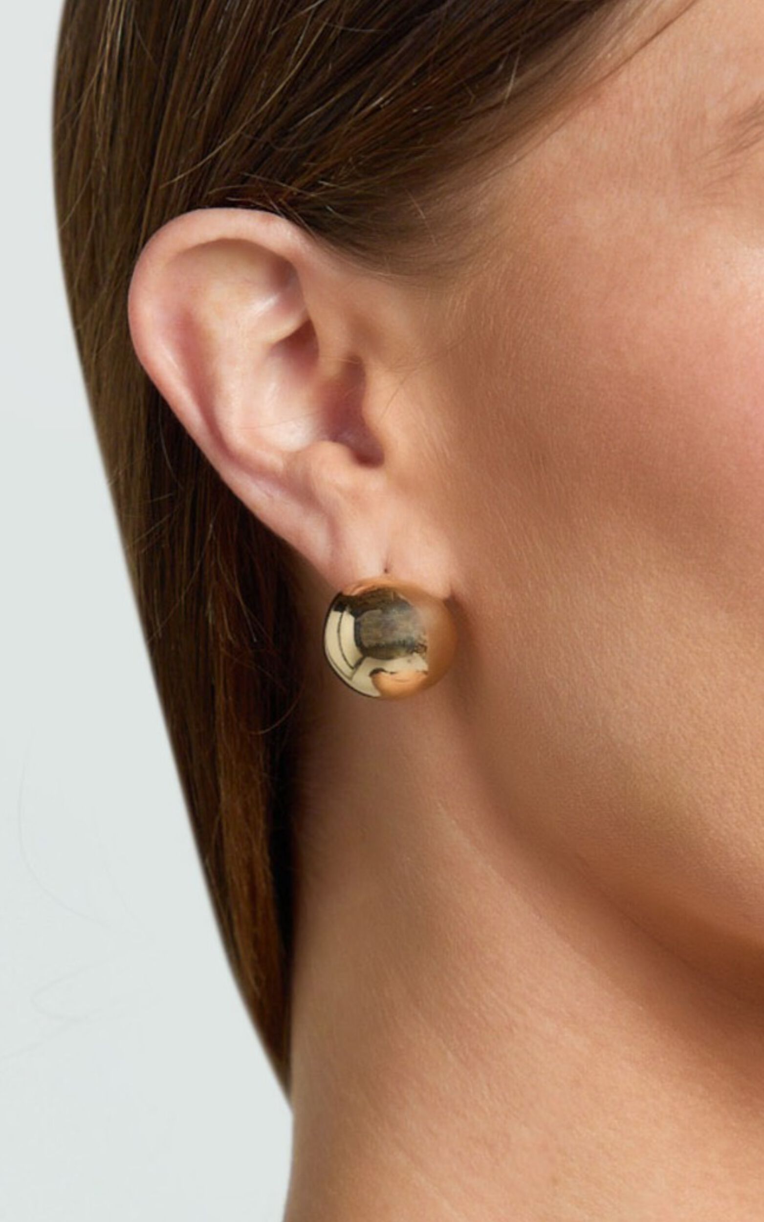 Celeste Circle Stud Earrings in Gold - NoSize, GLD1