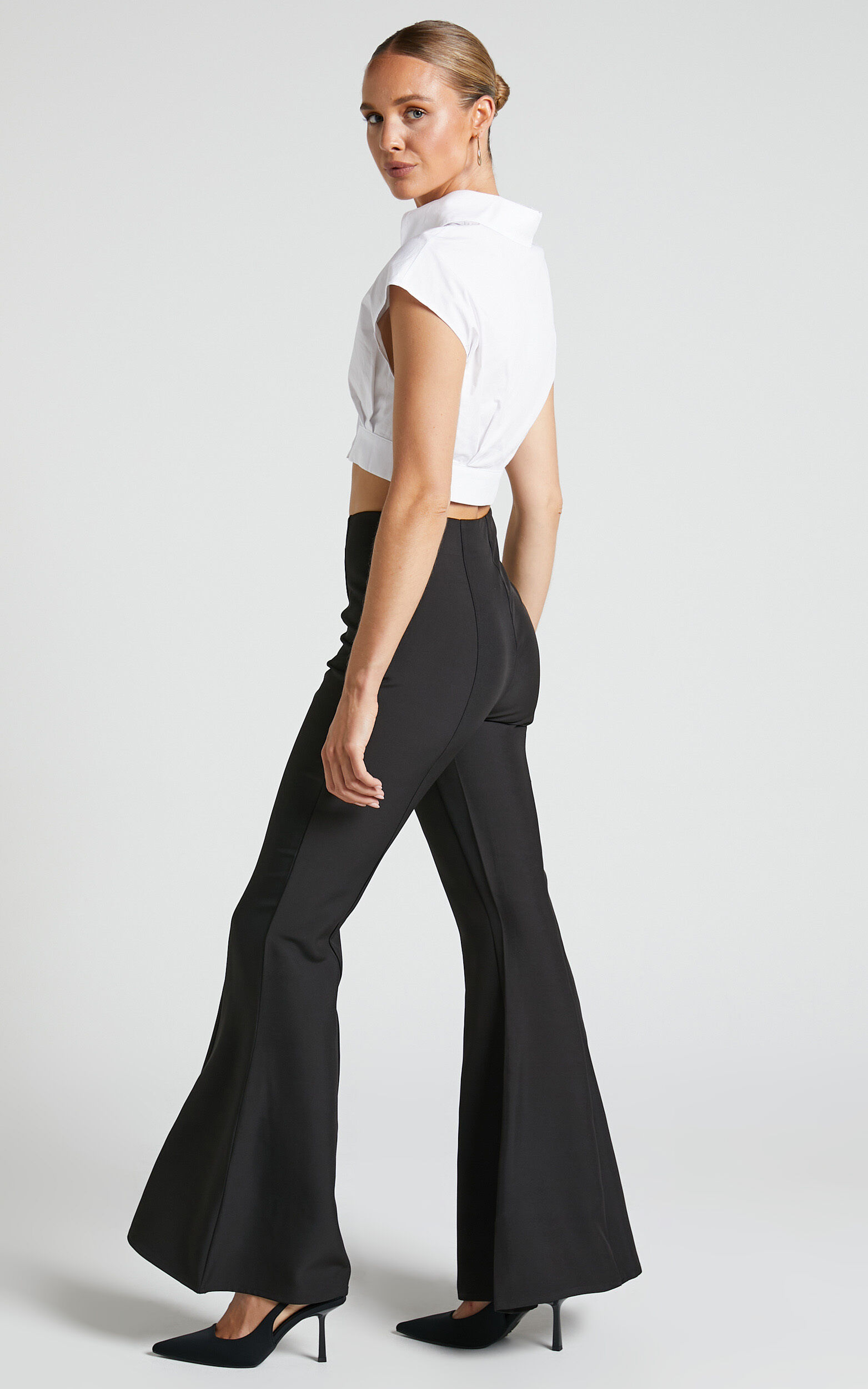 パンツ REDEMPTION SS25 FLARED TROUSERS (25SSRPX002TA042 110) COTTON RAYON RIB FLARE PANTS – THE SHOP YOHJI YAMAMOTO