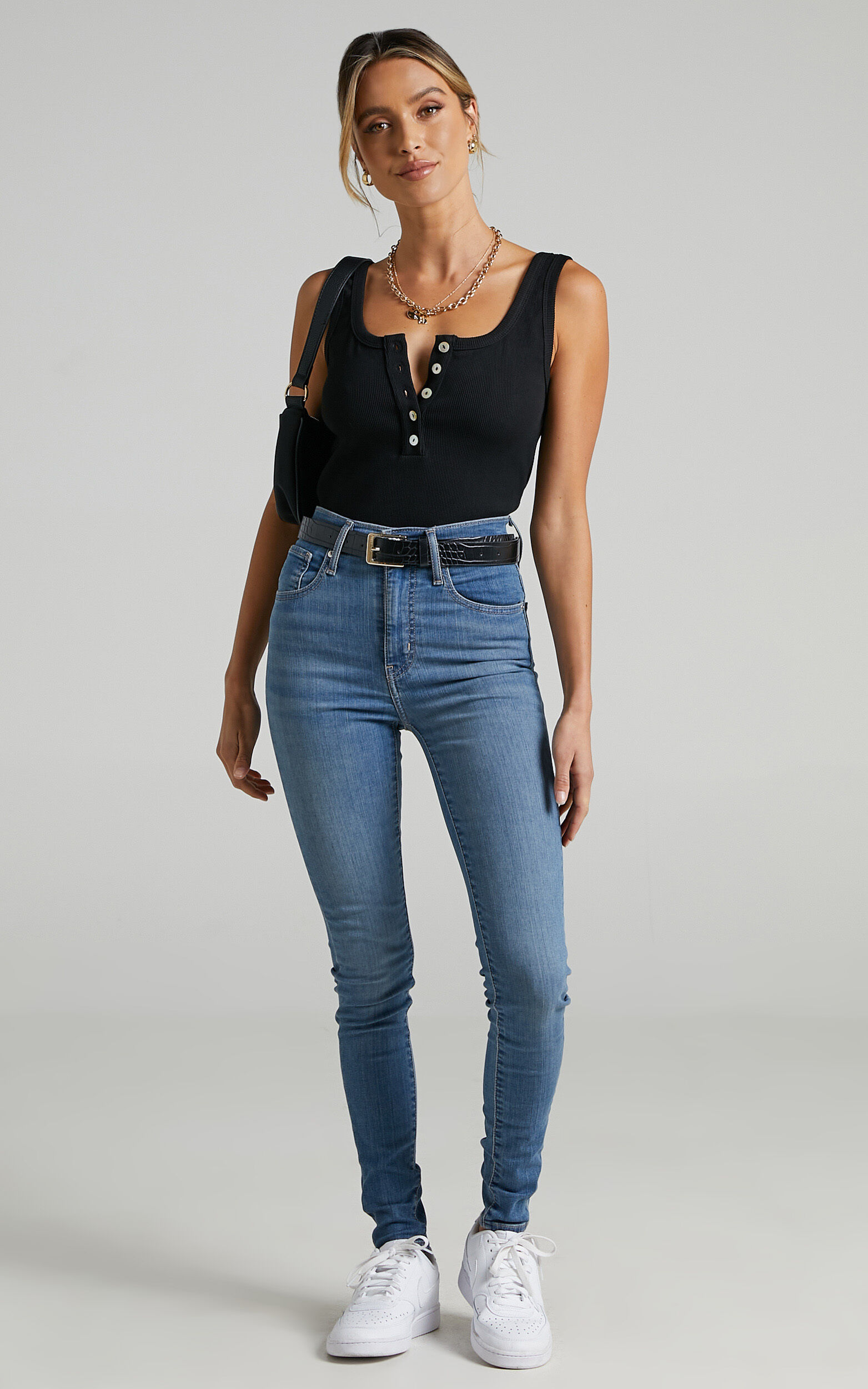 Levi's mile high ankle skinny jeans sales