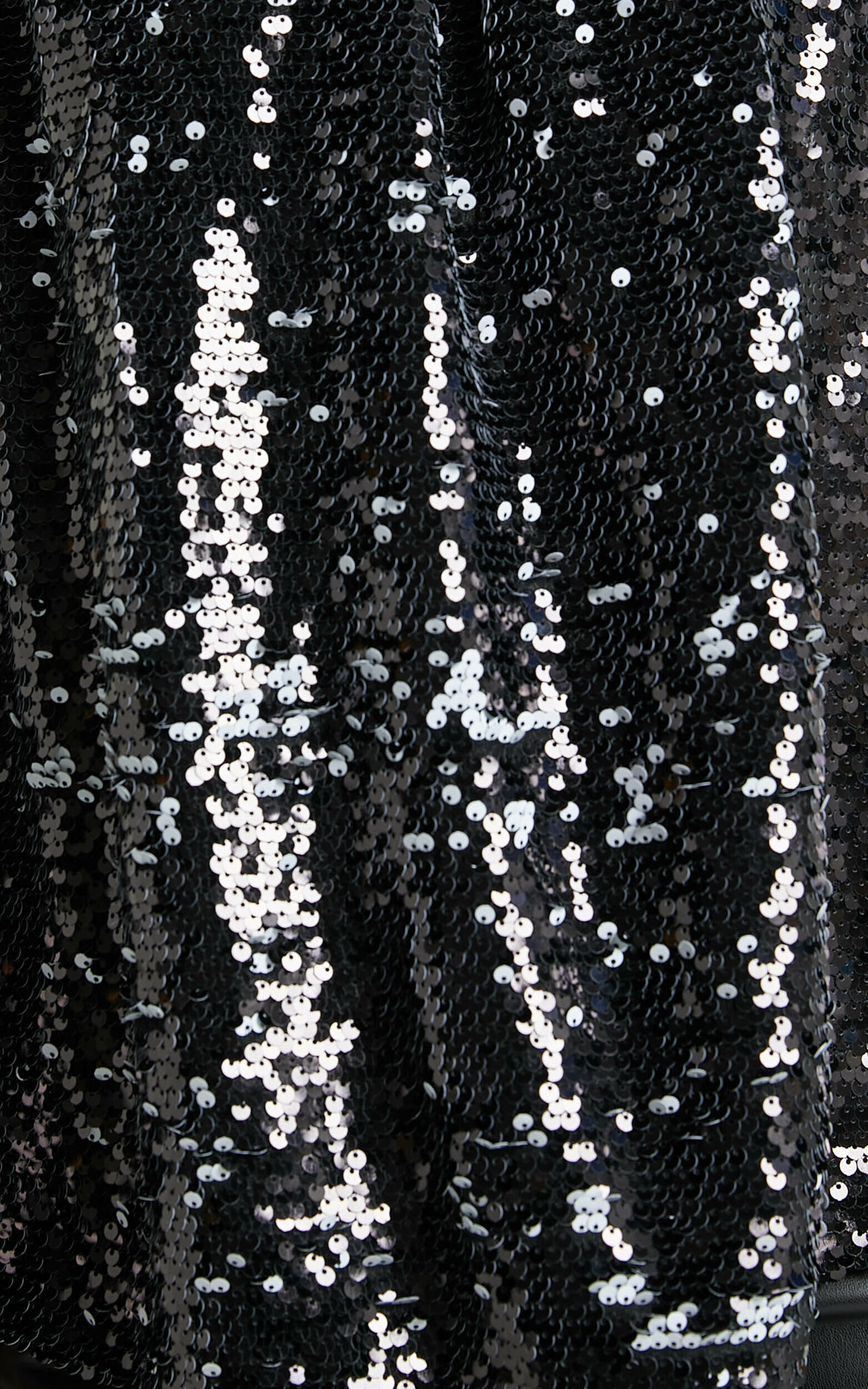 Black and white sequin top store