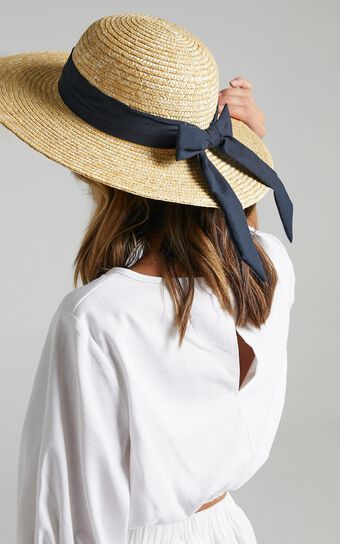 Sail Away Hat in Navy