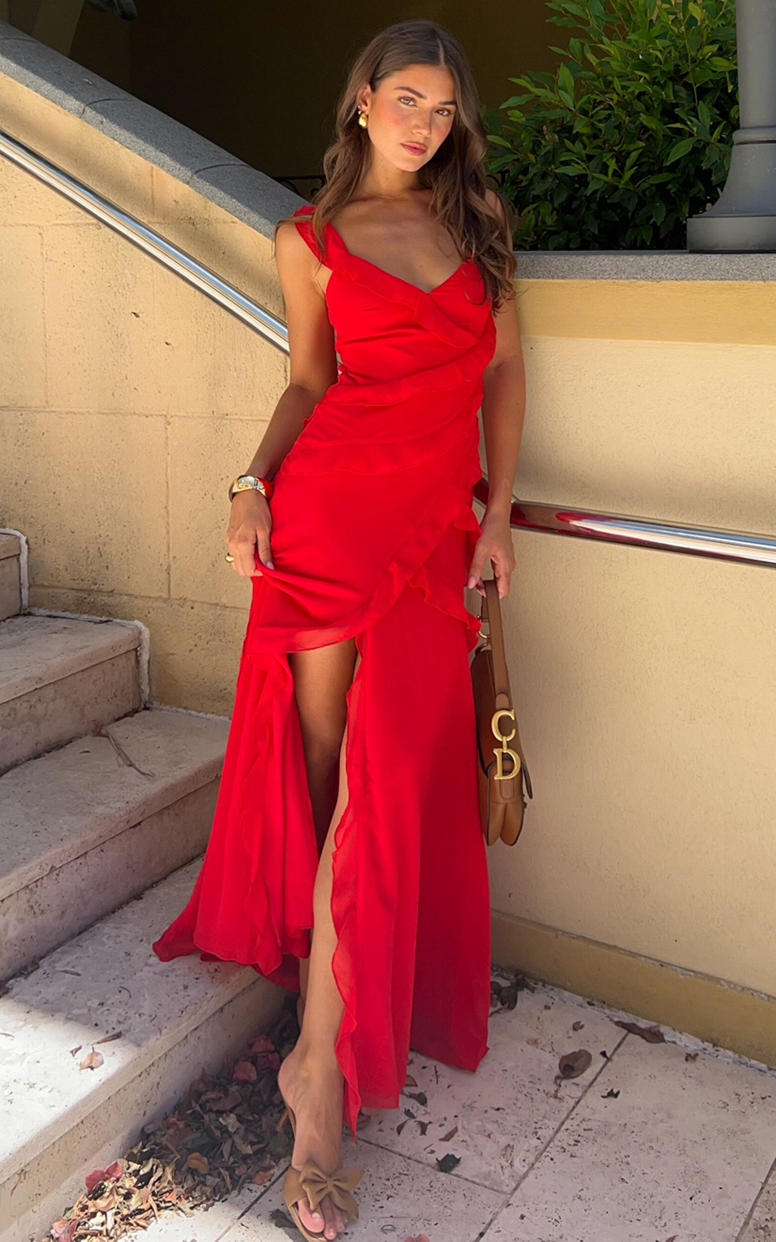 High thigh split dress online