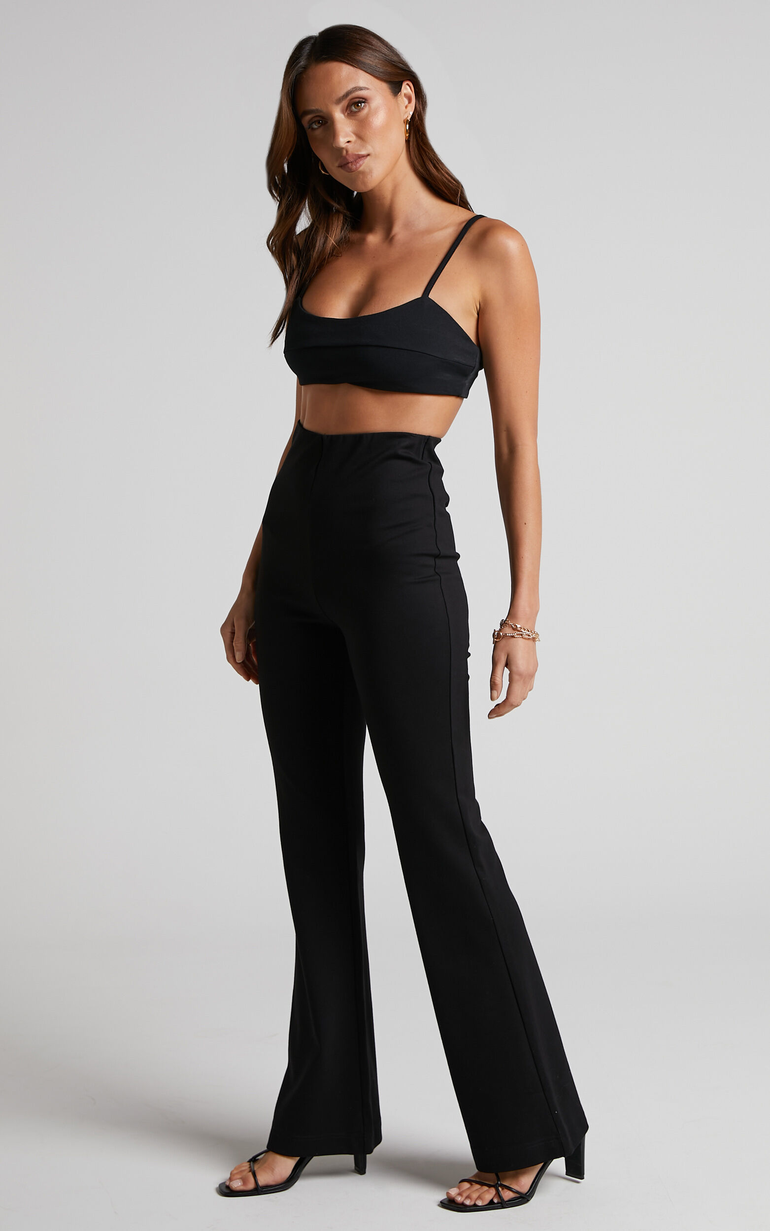 Black high deals waisted pants