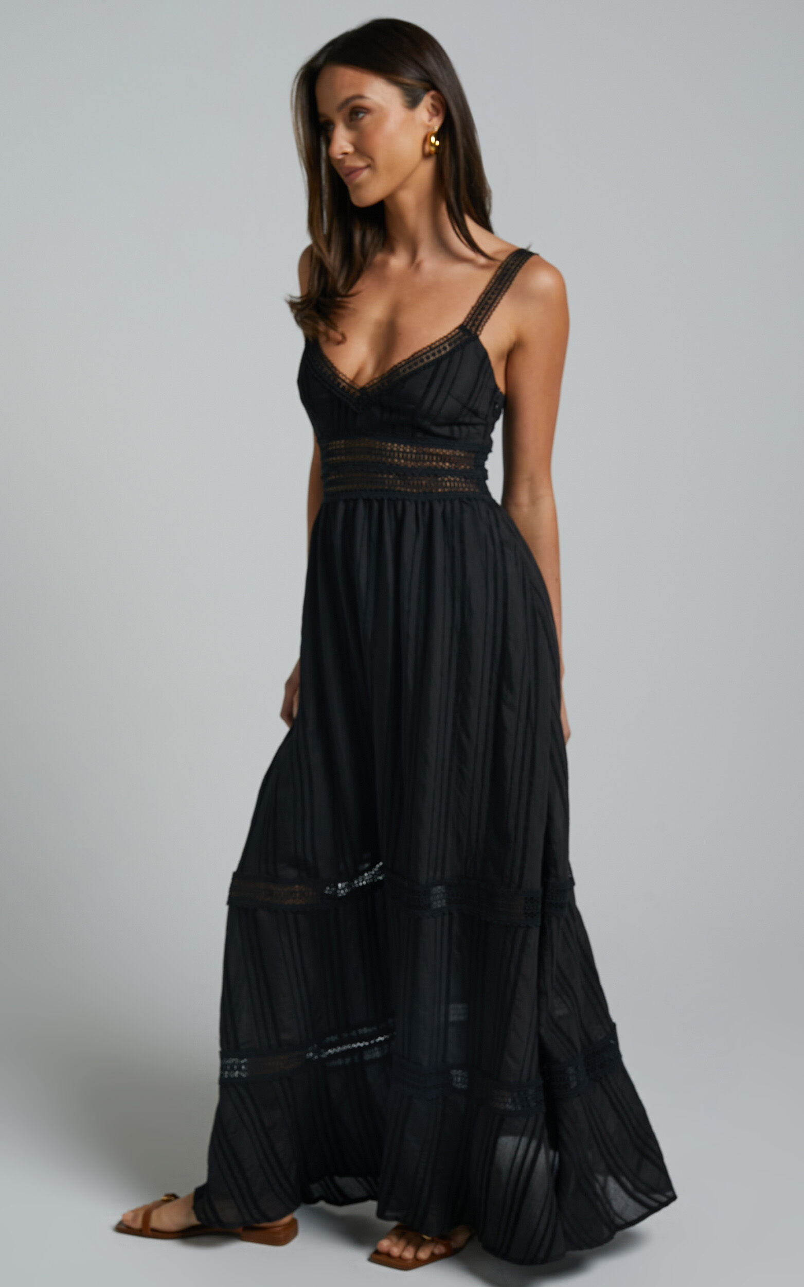 Angelique formal high sales slit lace dress