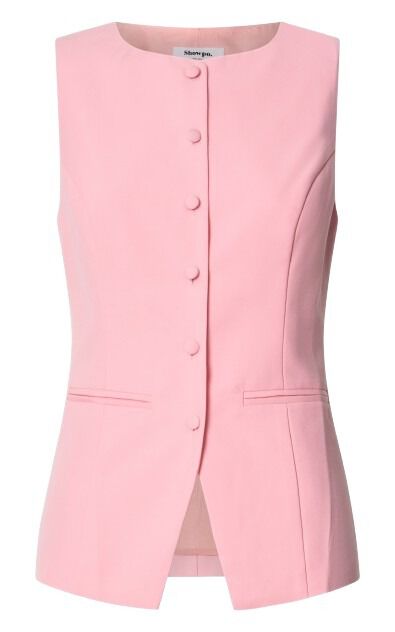 Pale pink vest shop