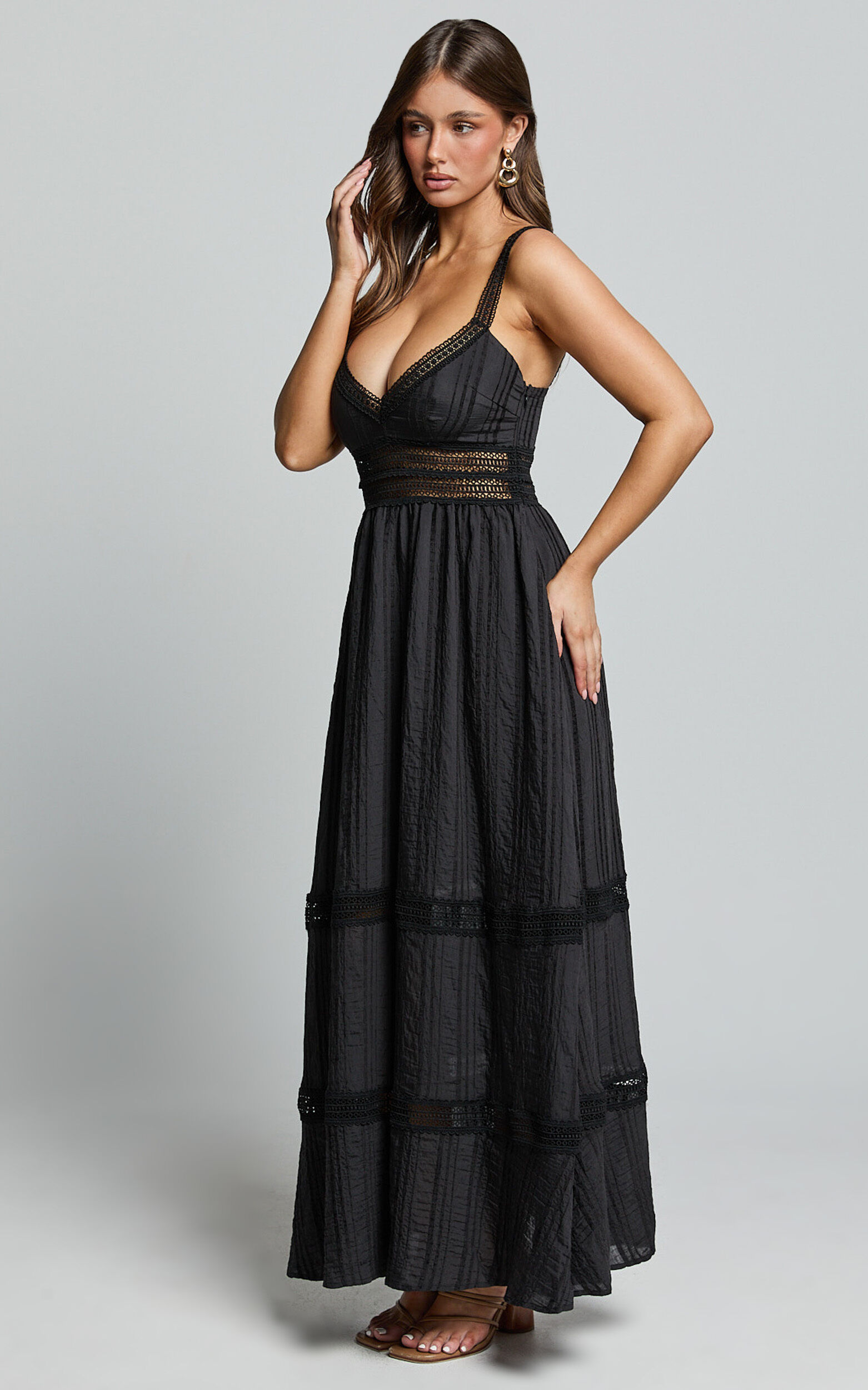 Showpo carmen maxi dress discount