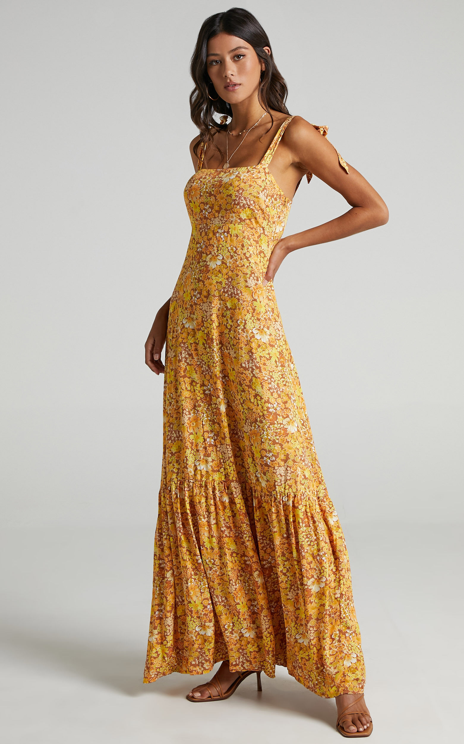 Rustic floral dress hotsell