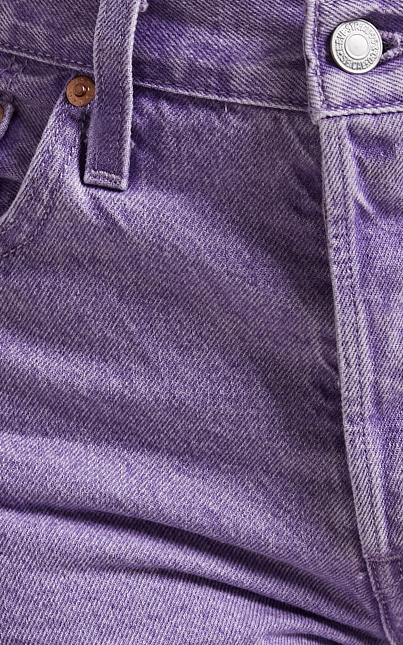 Purple levi shorts online