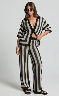 Seven Wonders -  Ziggy Pant in Black/Sand