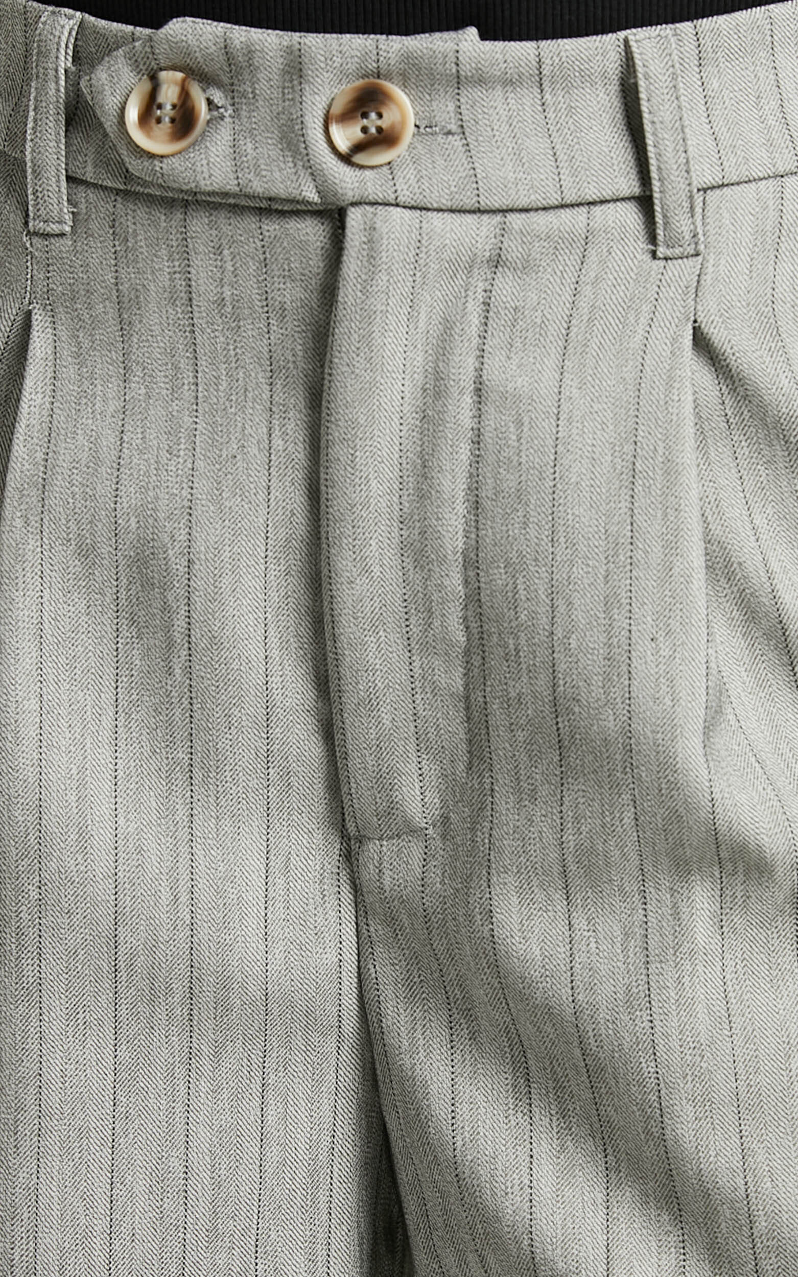 Gray shop pinstripe pants