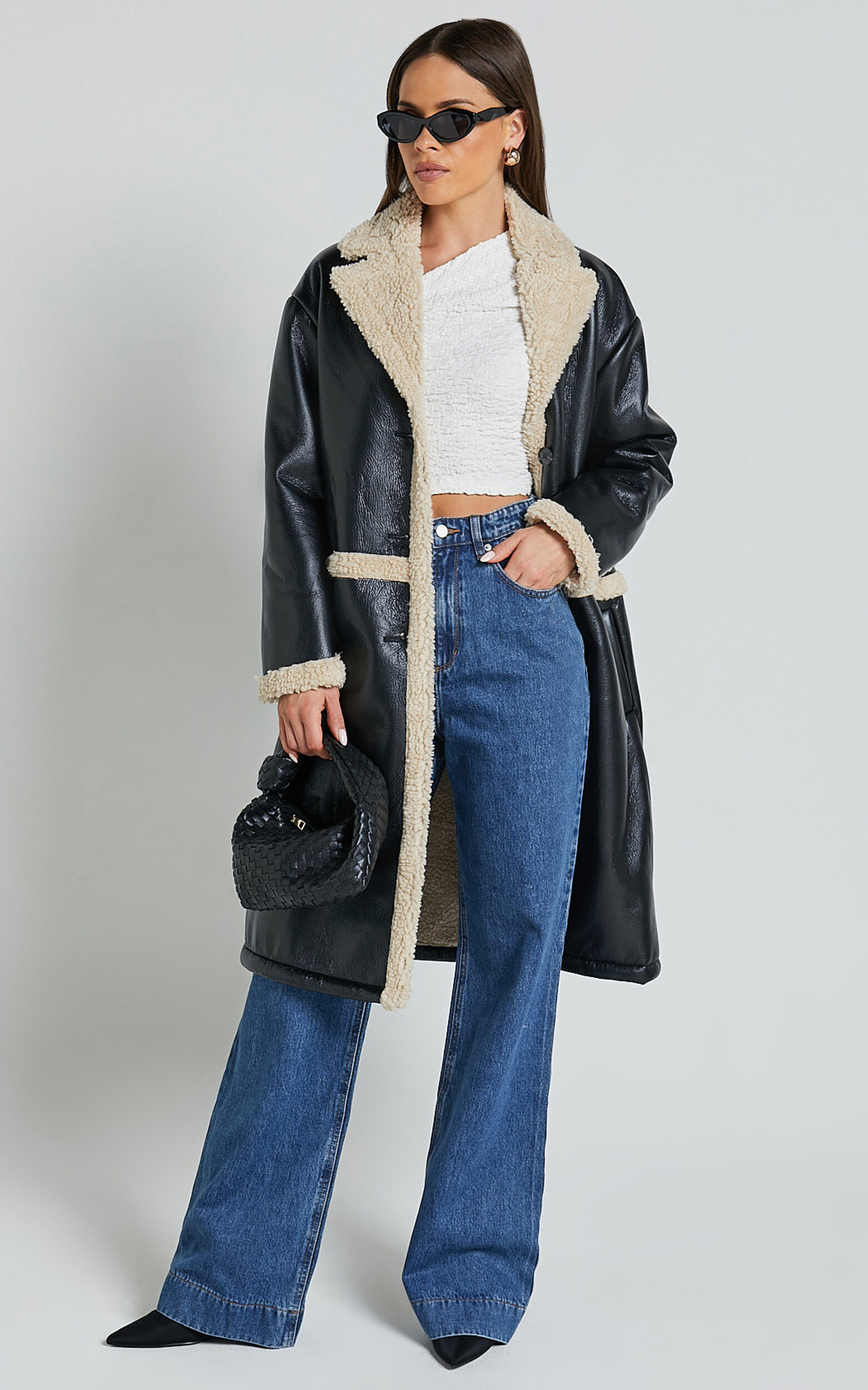 Aviator long coat outlet