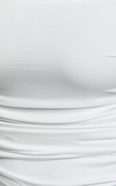Alina Top - Tie Shoulder Square Neck Ruched Top in White | Showpo NZ
