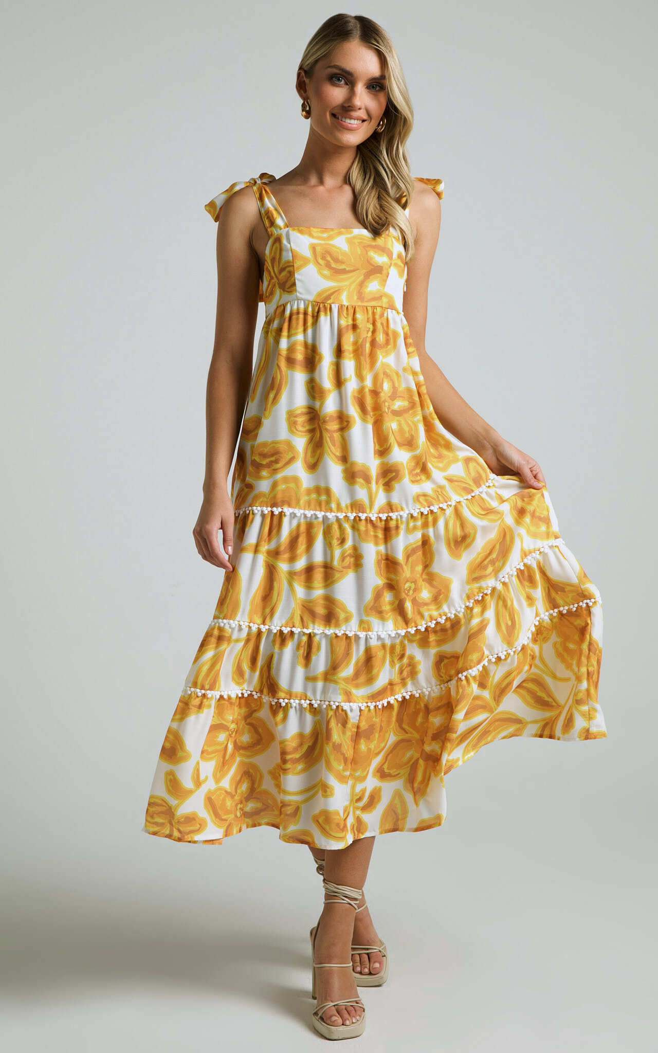 Tying up sales a maxi dress