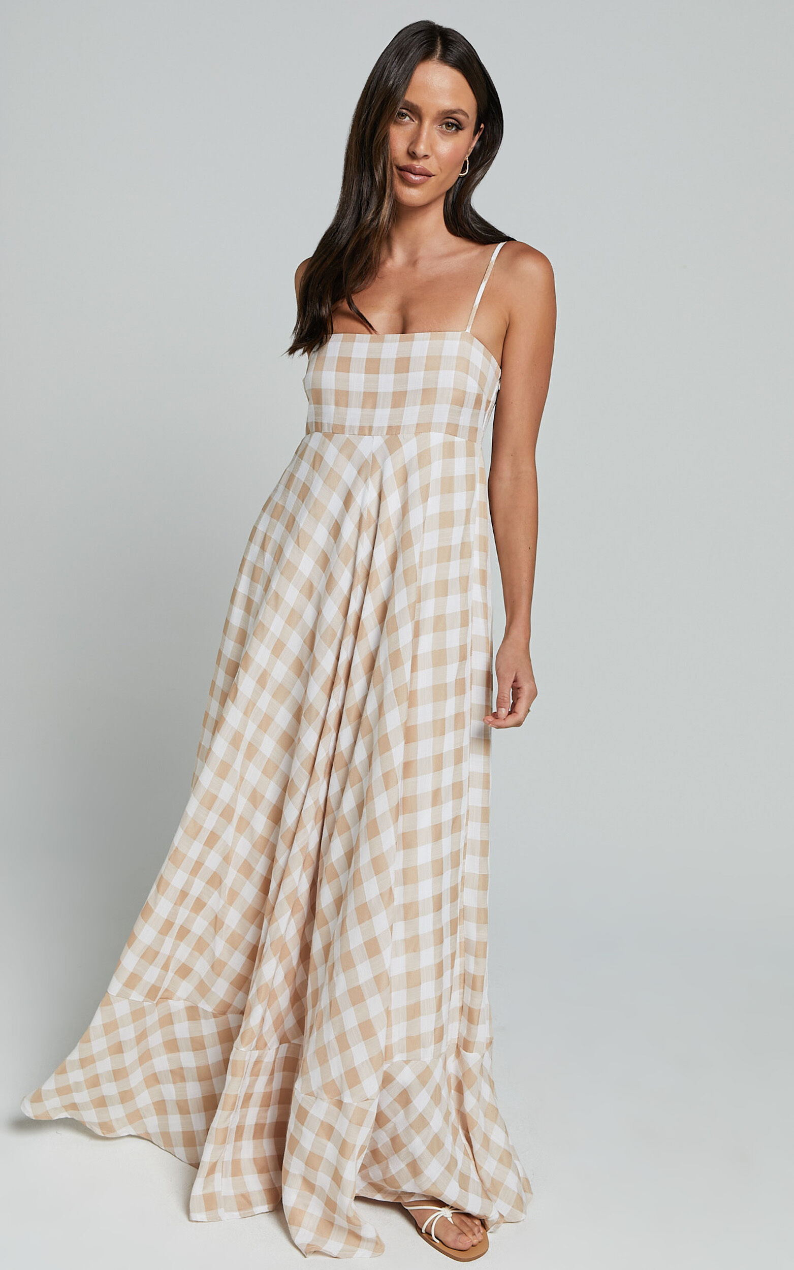 High waist flare dress online