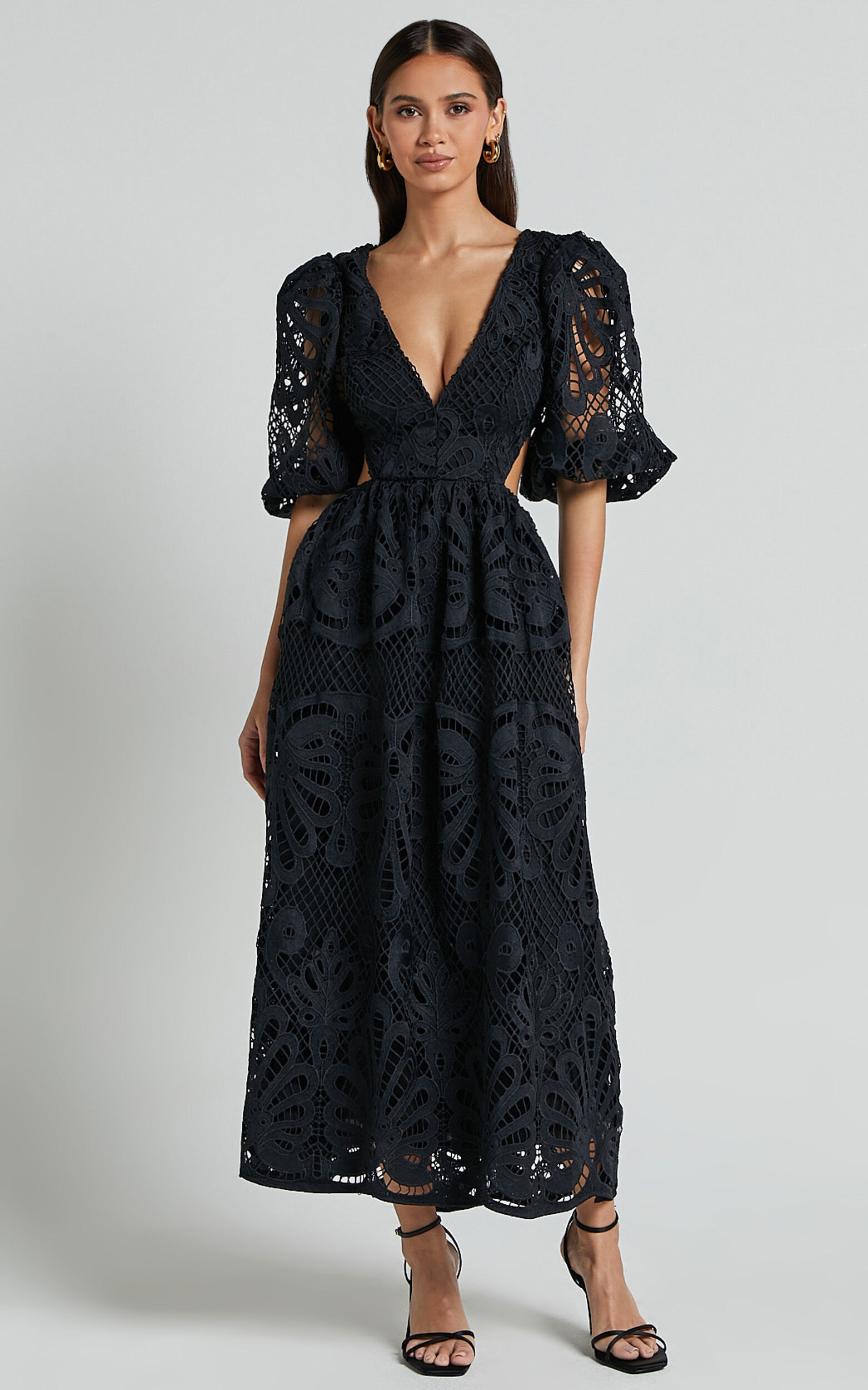 Fancy lace dress top