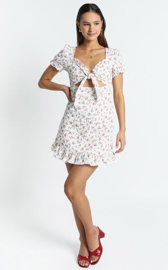 Tennessee Dress in White Floral