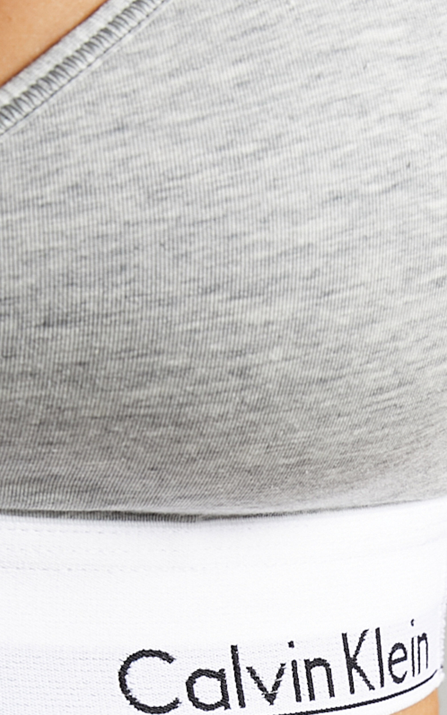 Modern Cotton Lightly Lined Bralette, grey