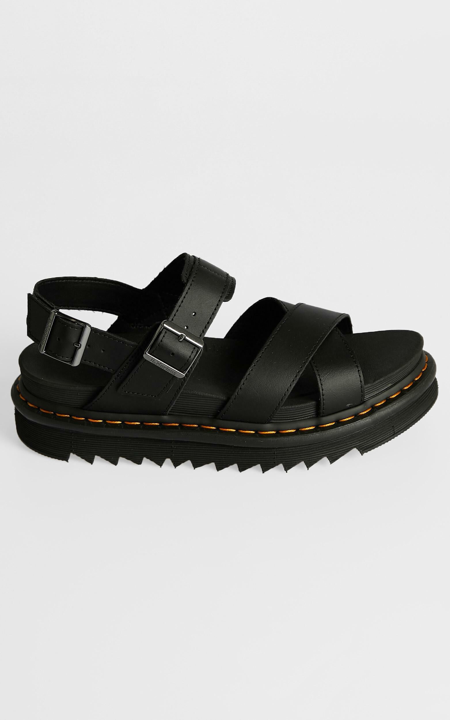 [DR.MARTENS] Voss II Black Hydro ☆ Dr. Martens - Voss II Sandal in Black Hydro | Showpo USA