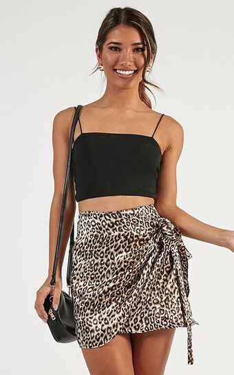Wild Girl Skirt In Leopard