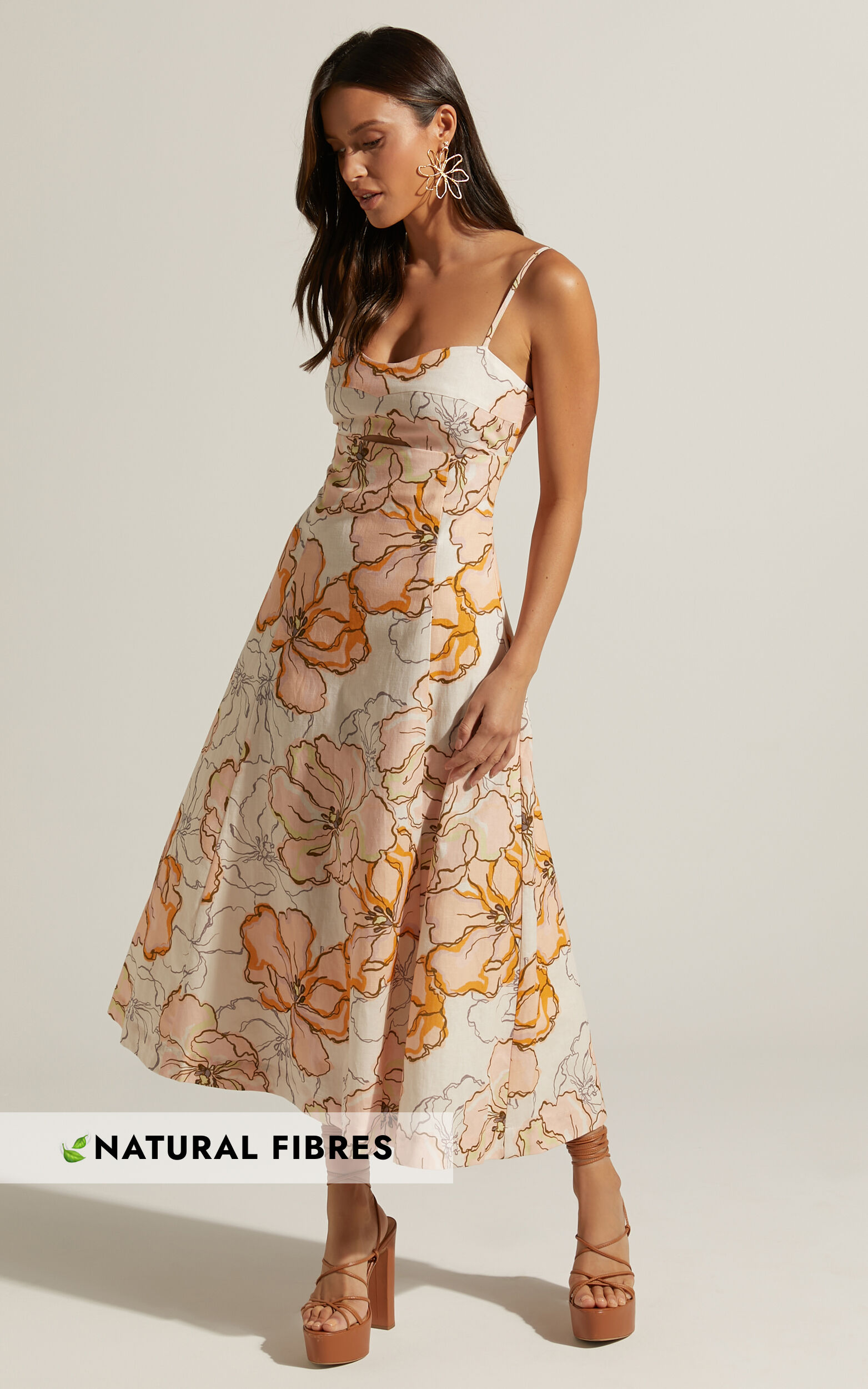Strappy tea dress sales