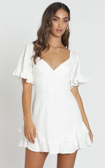 Hanna Mini Dress in White
