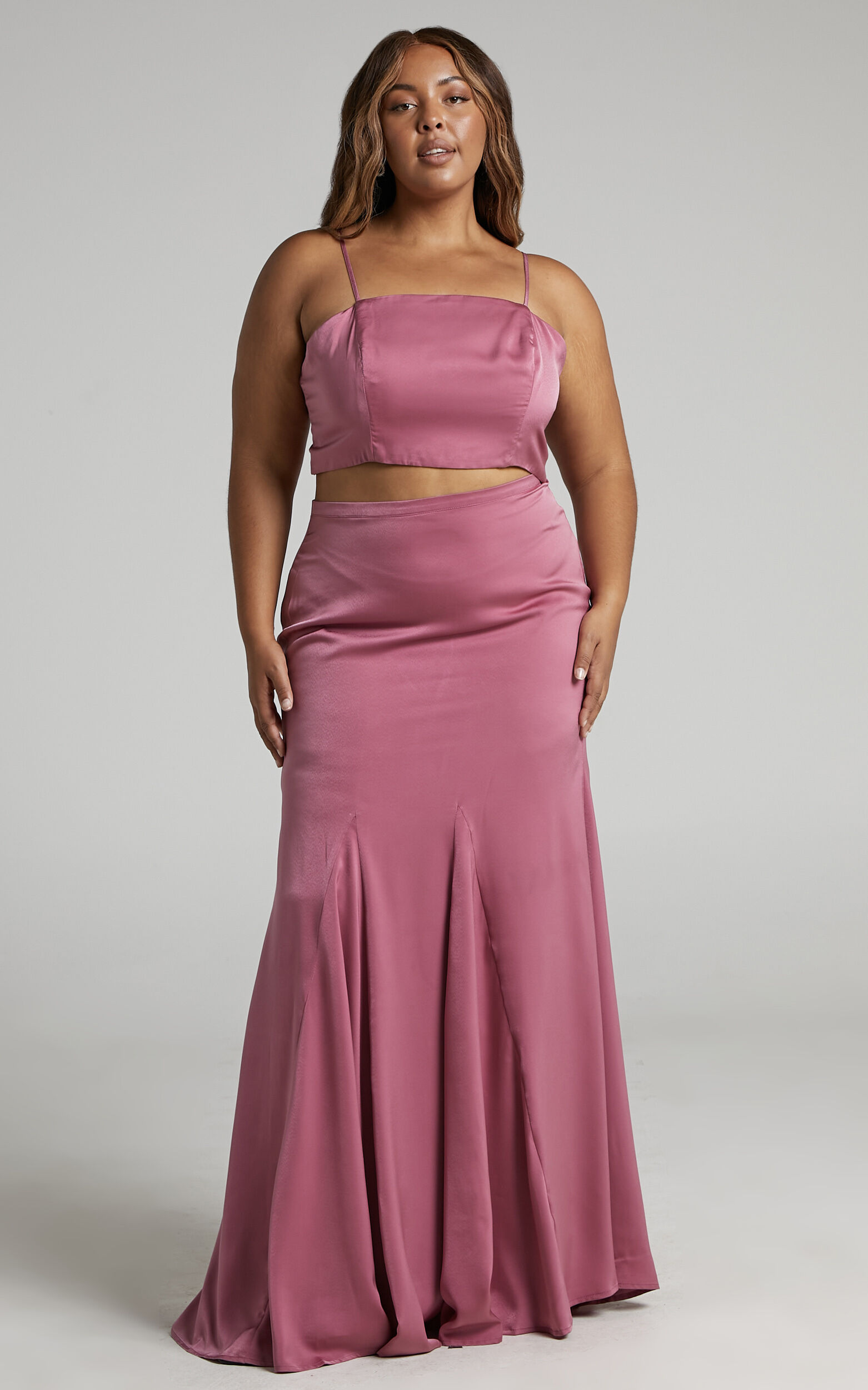 Plus size shop mermaid maxi skirt