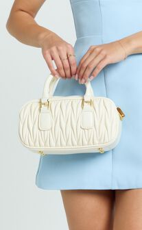 Myra Bag - Cross Body Camera Bag in Cream