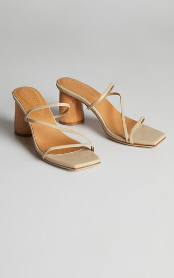 James Smith - Amore Mio Strappy Sandal in Nude