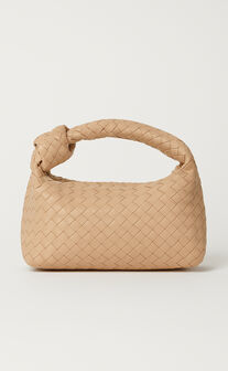 Reesley Knot Handle Bag in Beige