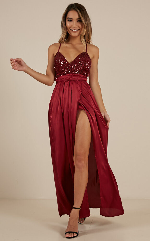 Showpo carmen 2025 maxi dress