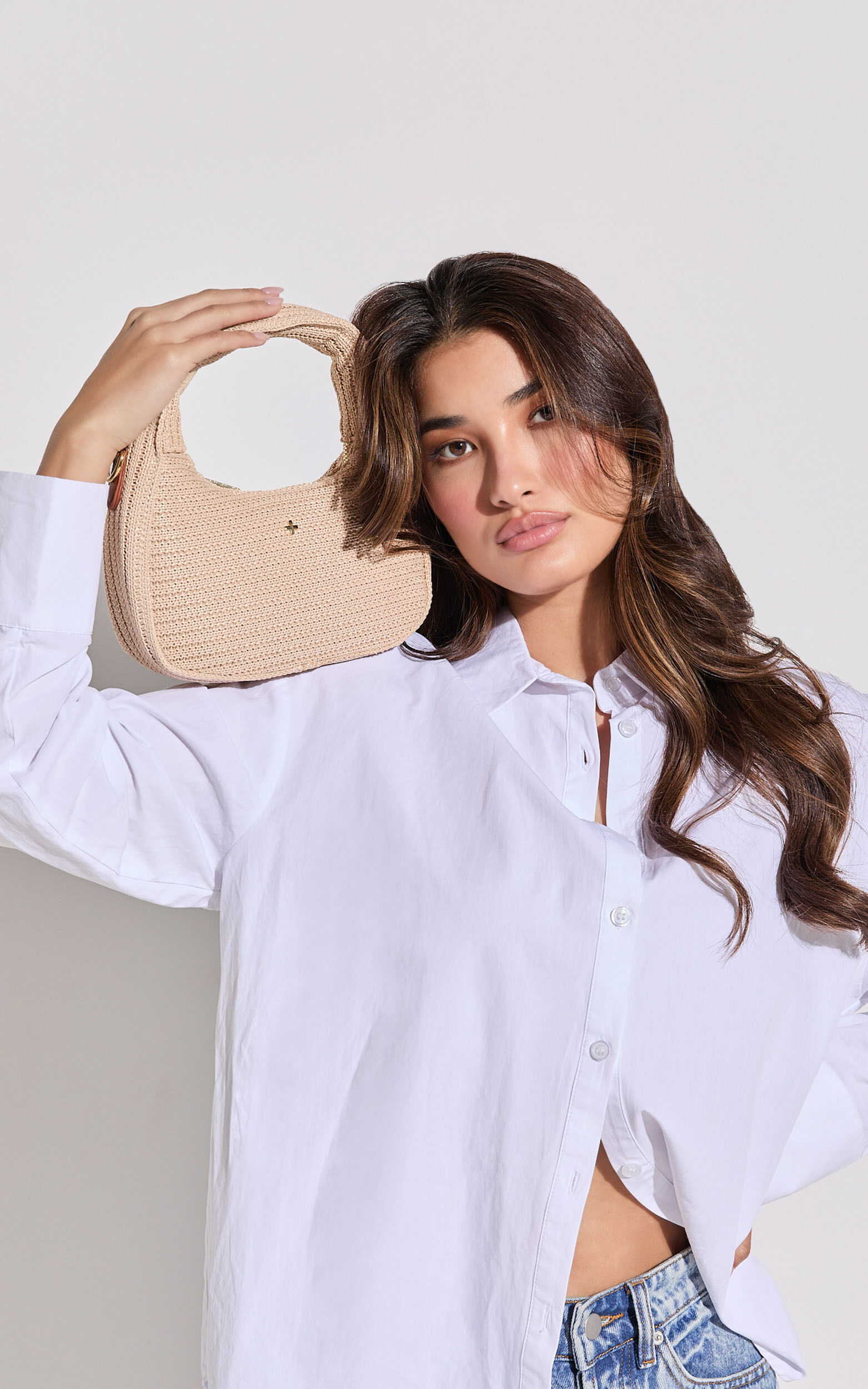 激安単価で Indigo USA Showpo | Raffia Faux Sand in Bag Shoulder バッグ
