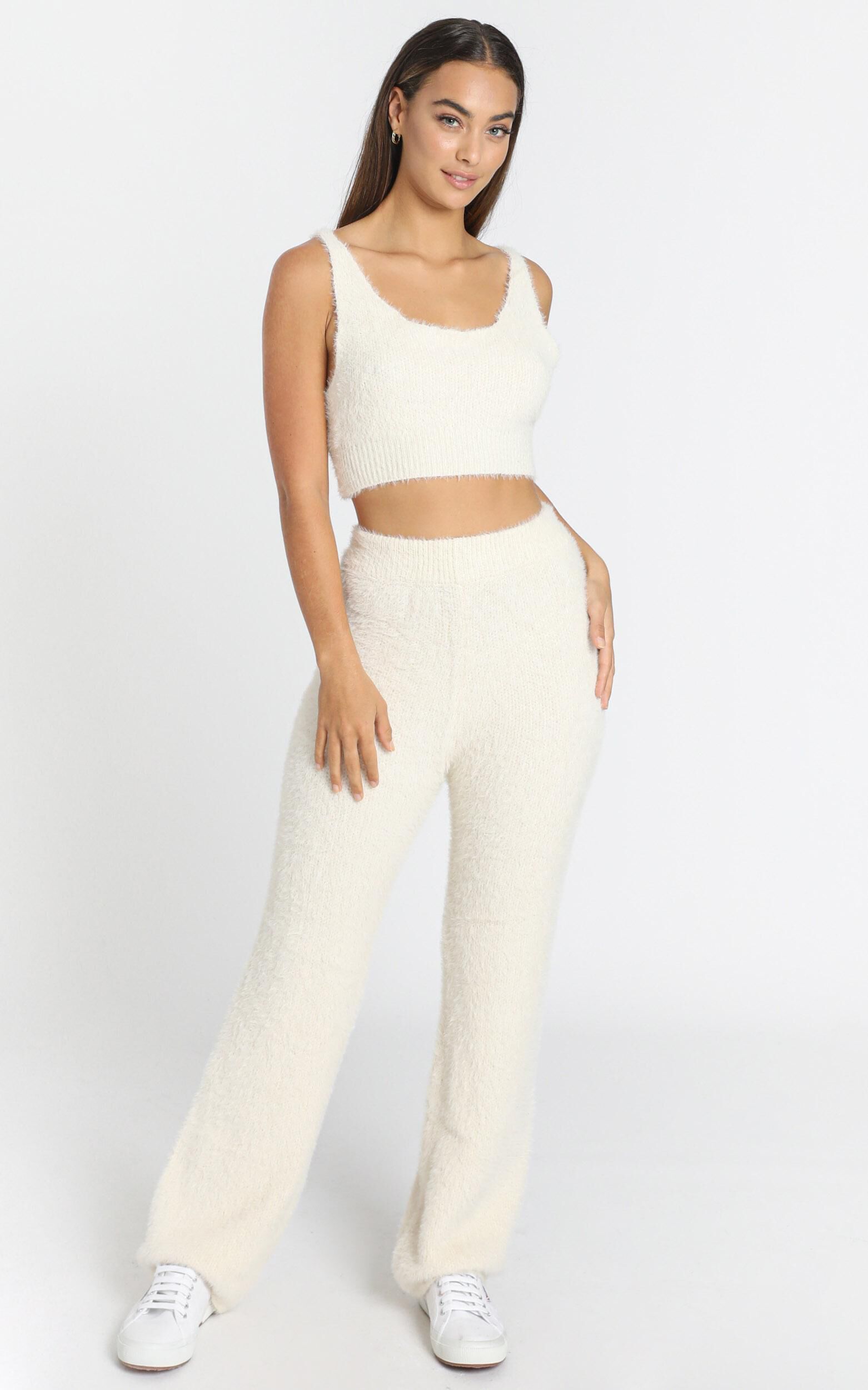 Fluffy two piece set shop