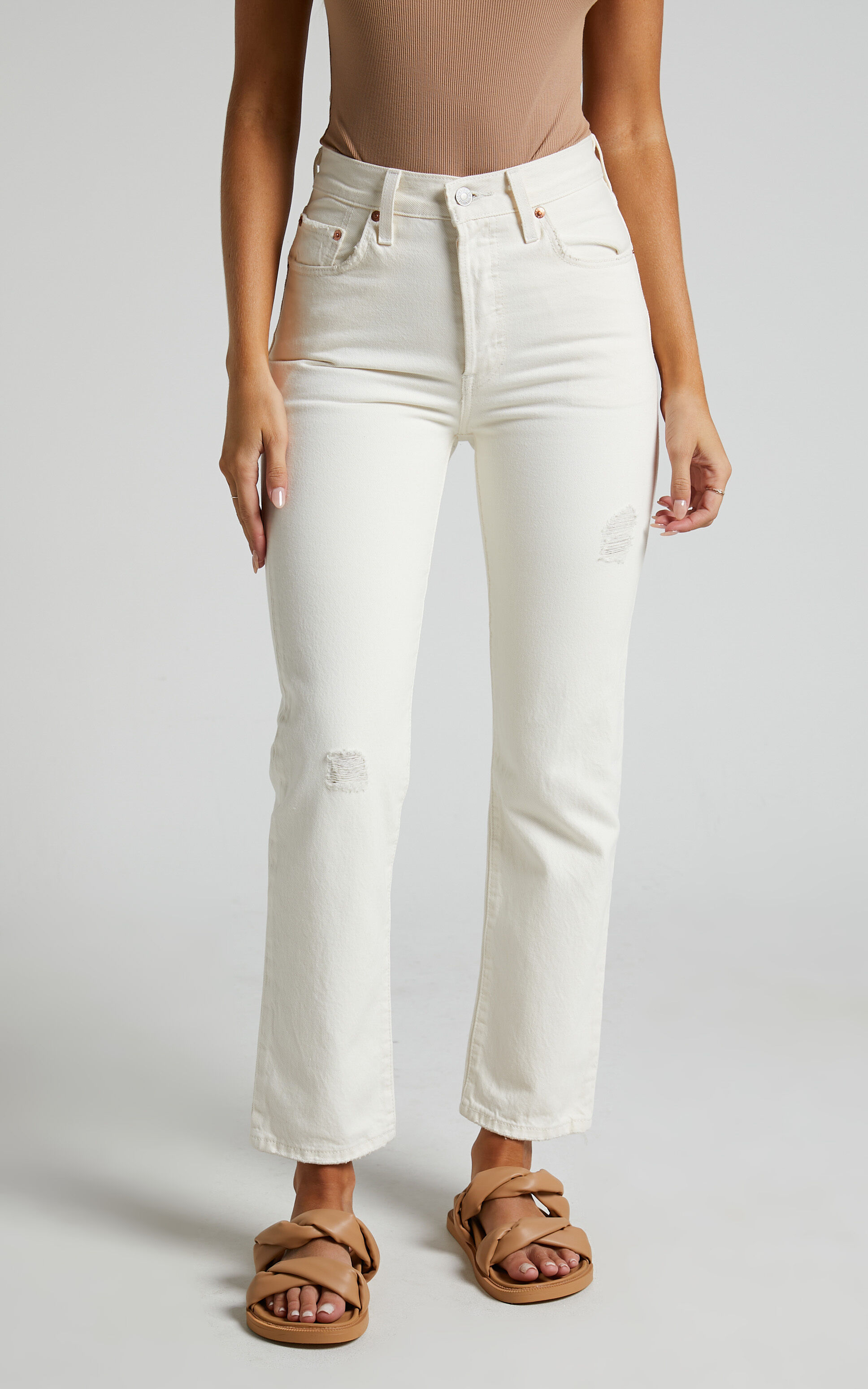 Levis 501 ecru best sale