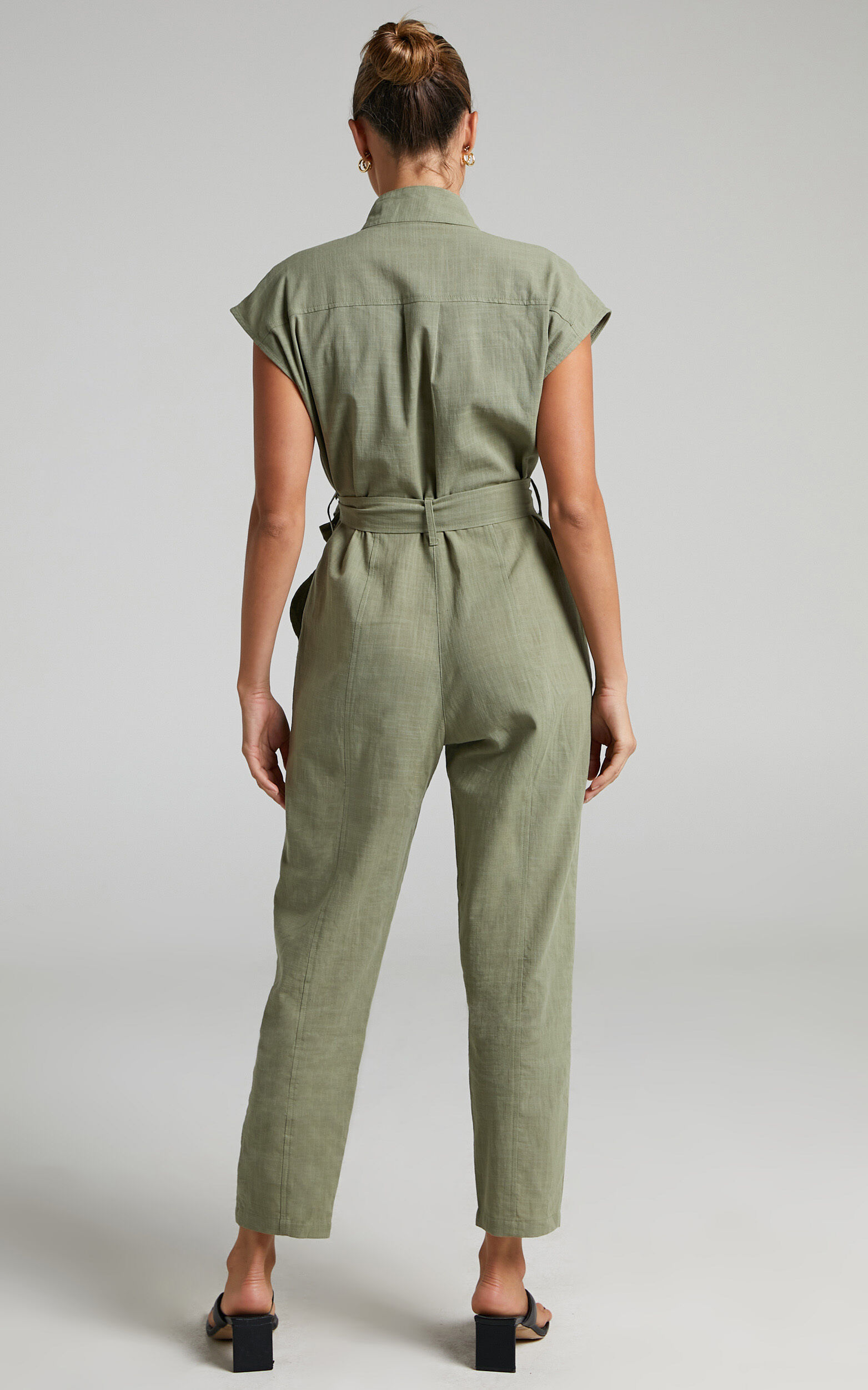 セットアップ（メンズ） IONSEOUL Stick Linen Summer Wash Jumpsuit BBU1056 A.L.C. Eden Strapless Linen Jumpsuit Villa – blueandcream
