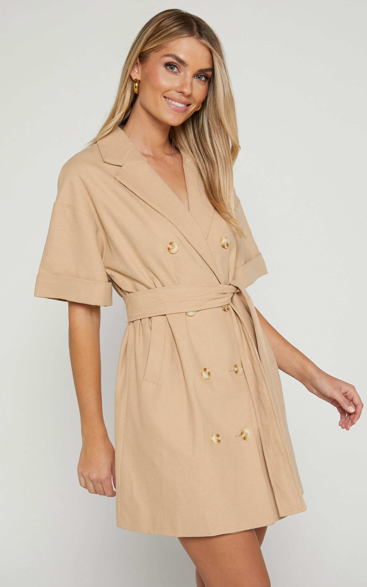 Stone blazer dress clearance