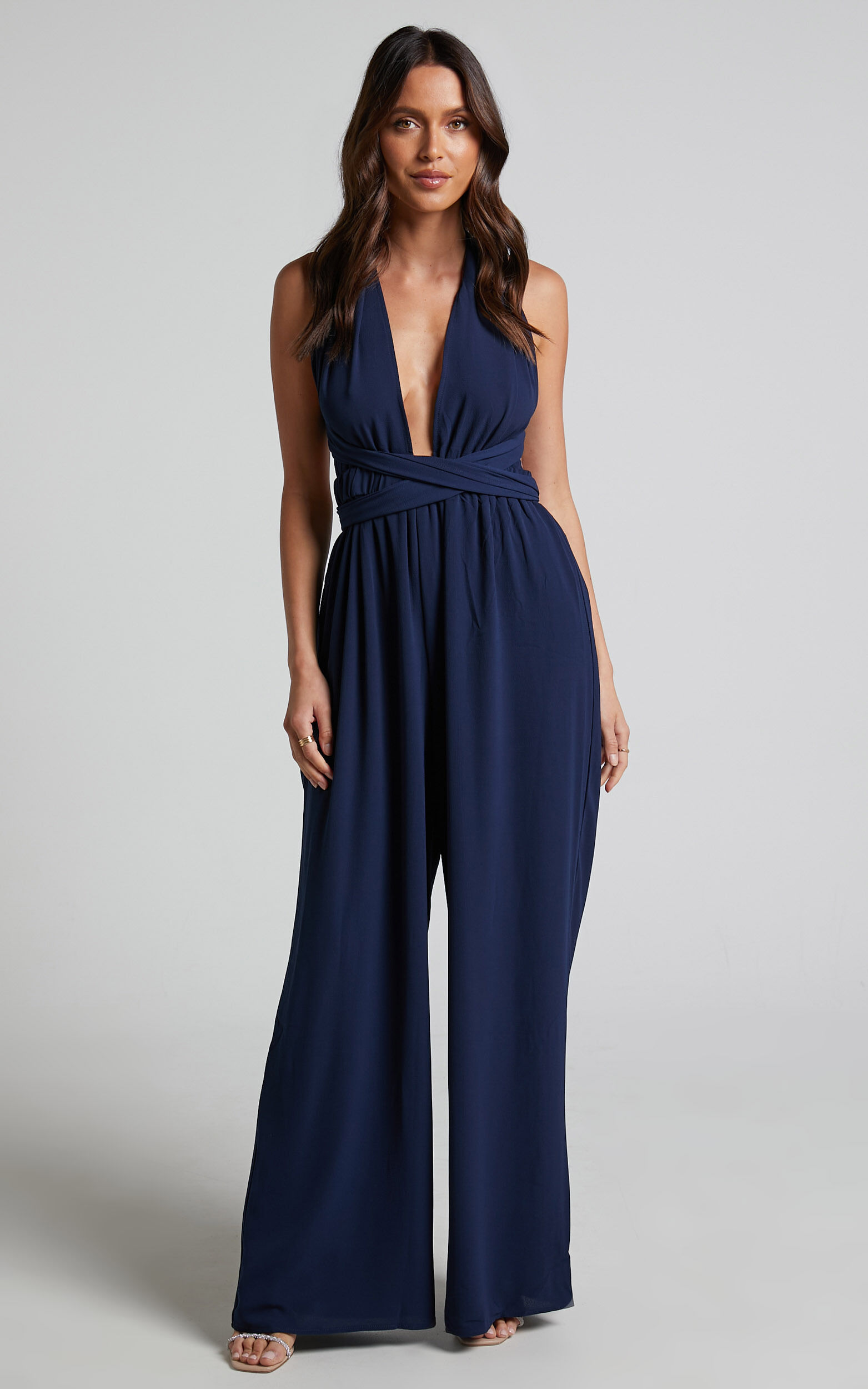 Showpo navy jumpsuit online