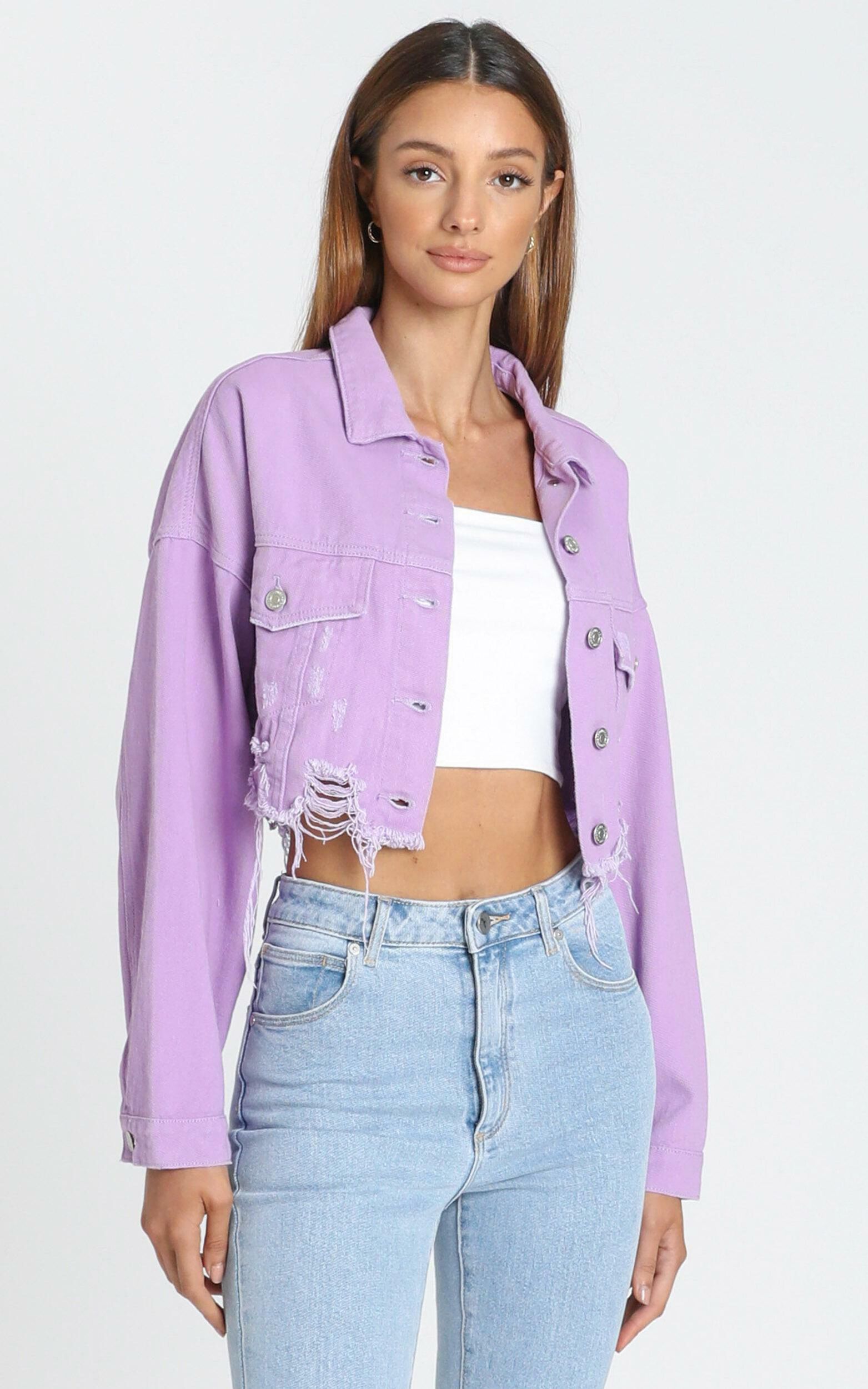 Julianne Jacket In Lavender | Showpo