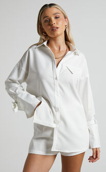 4Th & Reckless  - Bruni Shirt in White