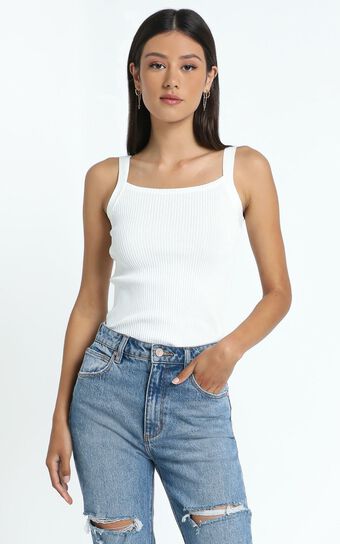 Davey Top in White