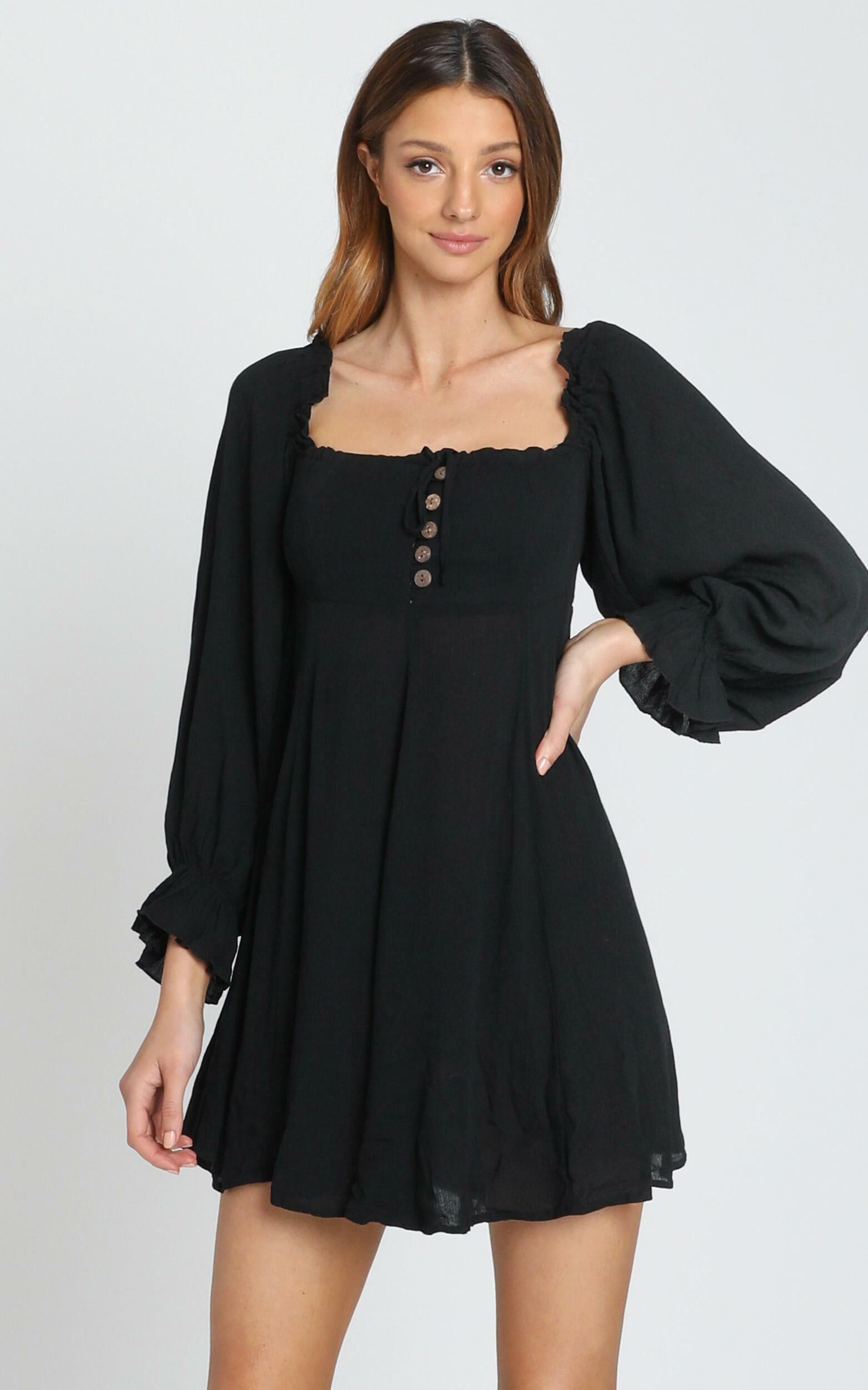 Gypsy Soul Dress in Black Showpo USA