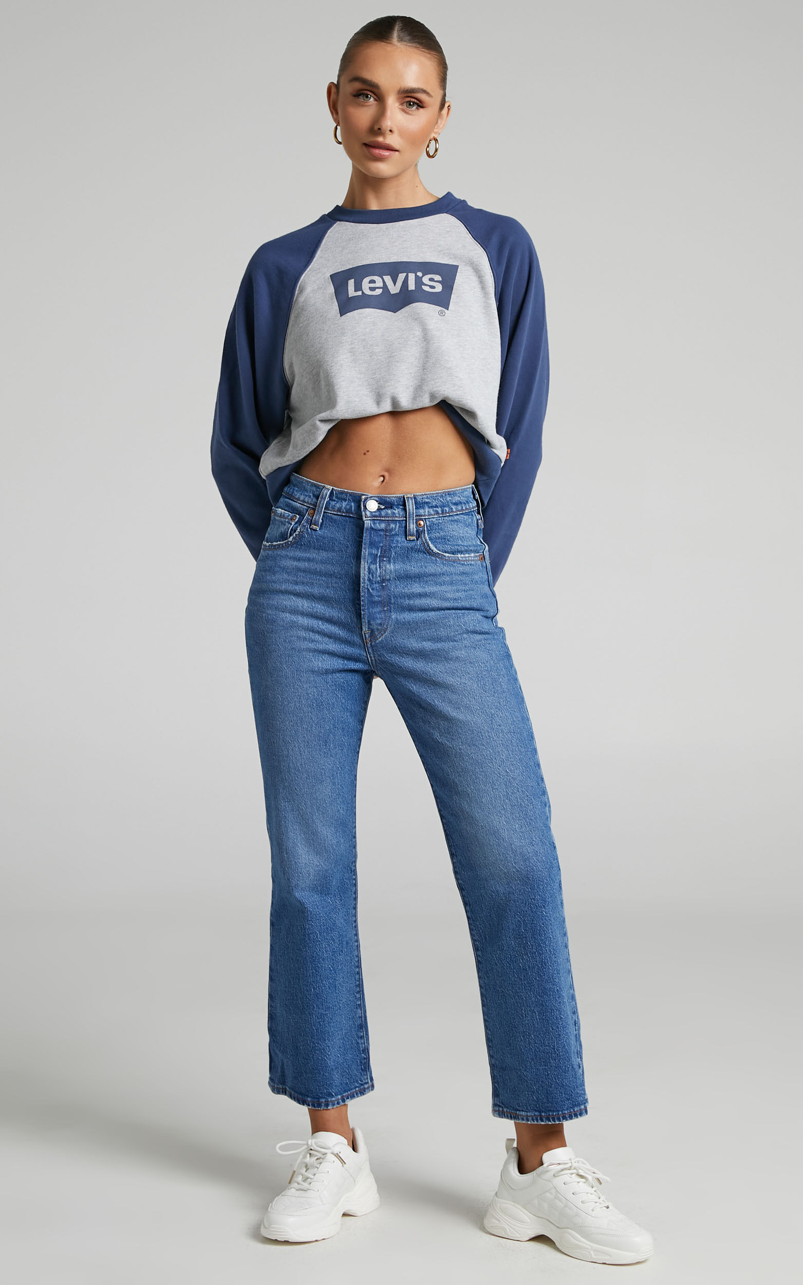 Levi's - Ribcage Crop Boot Jean in Jazz Icon