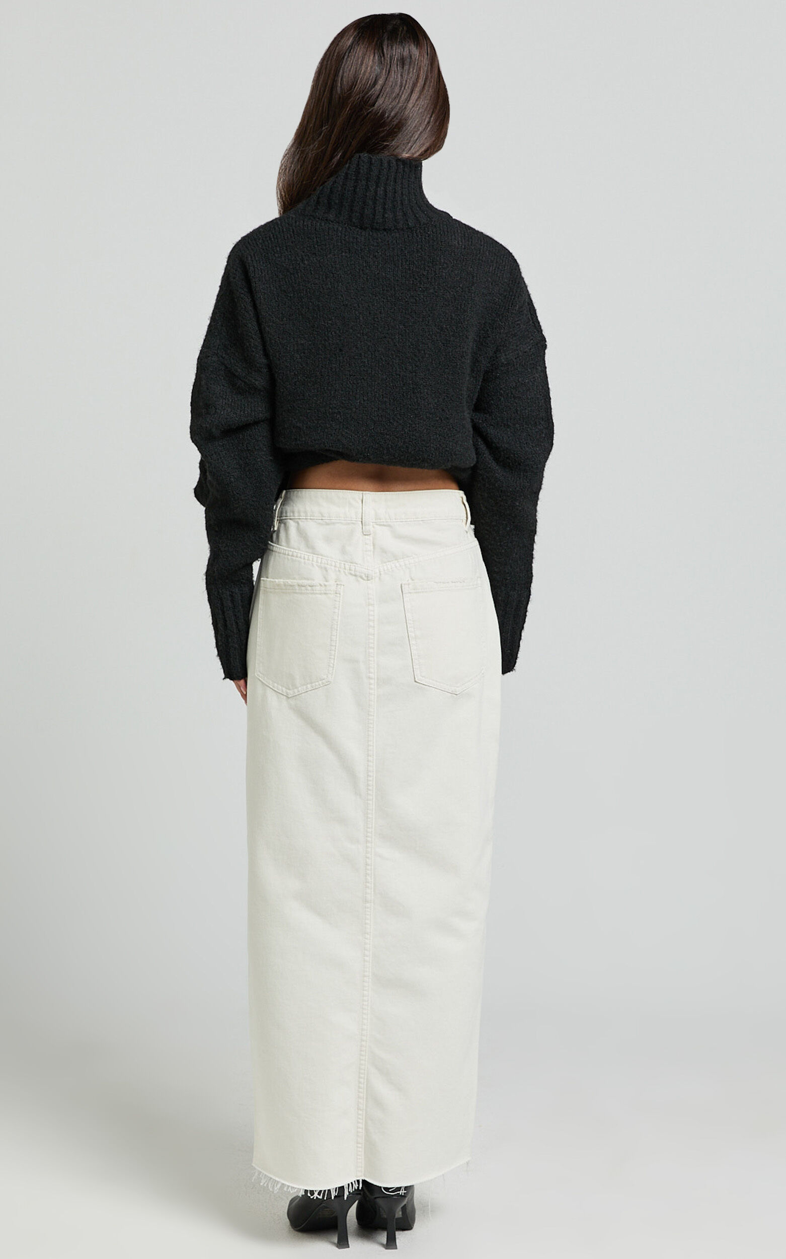 Midi jean skirt ikea clearance
