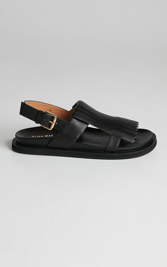 Alias Mae - Payton Sandals in Black Burnished