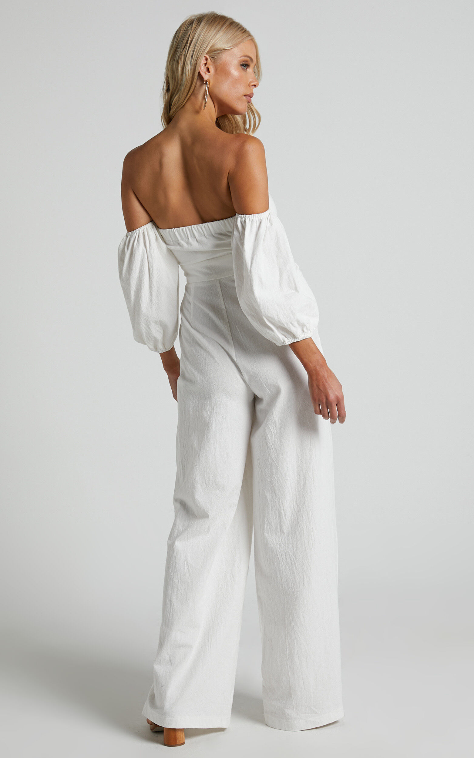 Showpo white jumpsuit 2025