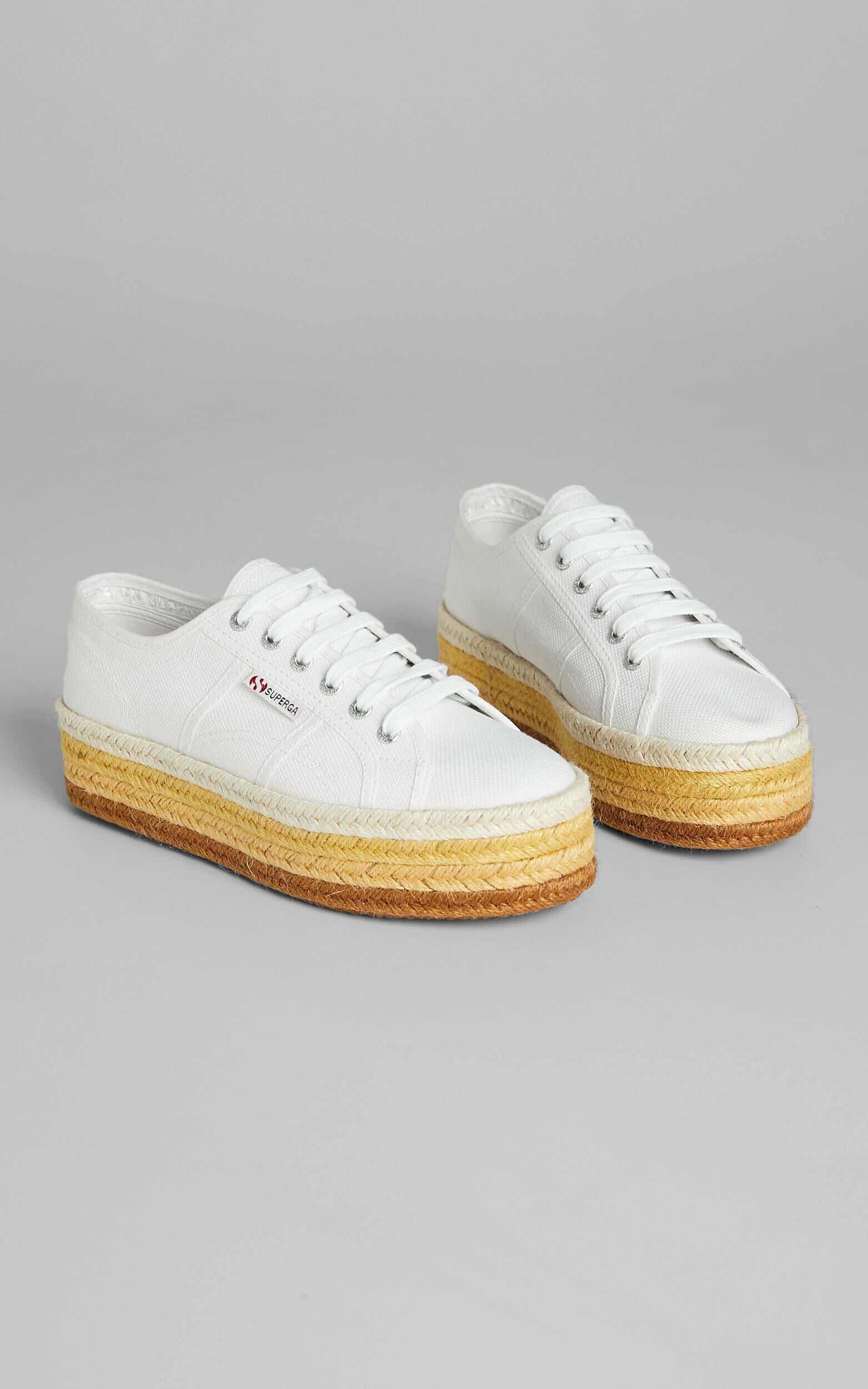 Superga 2790 white espadrille hotsell